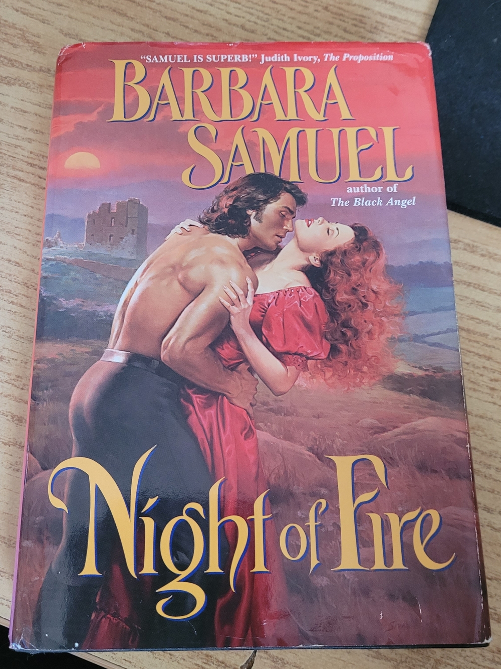 Night of Fire by Barbara Samuel Book